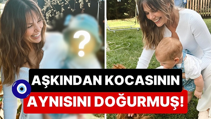 Delirmeye Hazır mısınız? Aslı Enver Gittikçe Babasının Kopyası Olan Güzel Kızı Elay'la Yeni Poz Paylaştı!