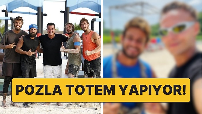 Survivor'da Eski Şampiyonların Pozunu Kendine Totem Yapıp Aynı Pozu Veren Batuhan Dillere Düştü!