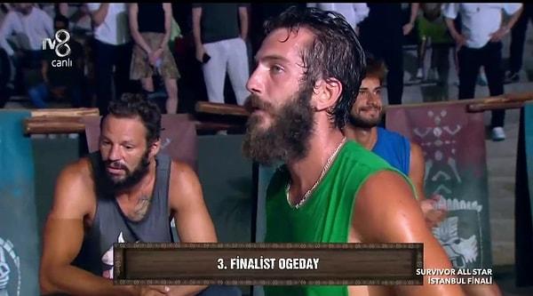 Kıyasıya mücadelenin ardından üçüncü finalist Ogeday oldu!