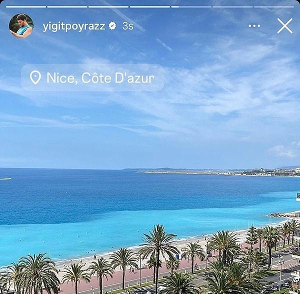 Herkesin favorisini açıklayıp sosyal medyadan destek verdiği yarışta Poyraz'dan tatil paylaşımları gelince dile düşmüştü.