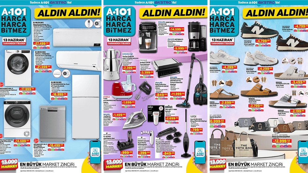 A101'e Marc Jacobs The Tote Bag Geliyor! 13 Haziran 2024 A101 İnternete Özel Aldın Aldın Kataloğu