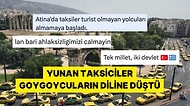 Atina'daki Taksicilerin Turist Olmayan Yolcuları Almamasına Gelen İronik Tepkiler