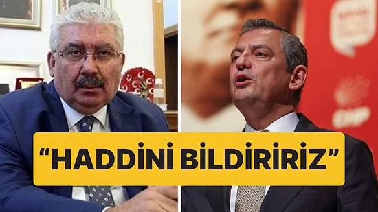 MHP’li Semih Yalçın Bu Sefer de Özgür Özel’i Tehdit Etti: "Haddini Bildiririz"