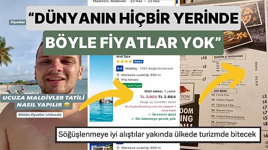 Tüm Detayları Paylaştı: Maldivler'de Tatil Yapmak Türkiye'de Tatil Yapmaktan Daha mı Ucuza Geliyor?