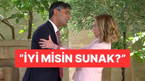 İtalya Başbakanı ile İngiltere Başbakanının Samimi Selamlaşması Gündem Oldu