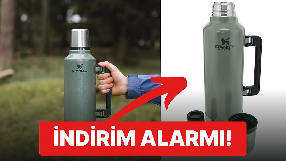 Çok Satan Listesinin Yıldızı Stanley Klasik Vakumlu Çelik Termos İndirimde!