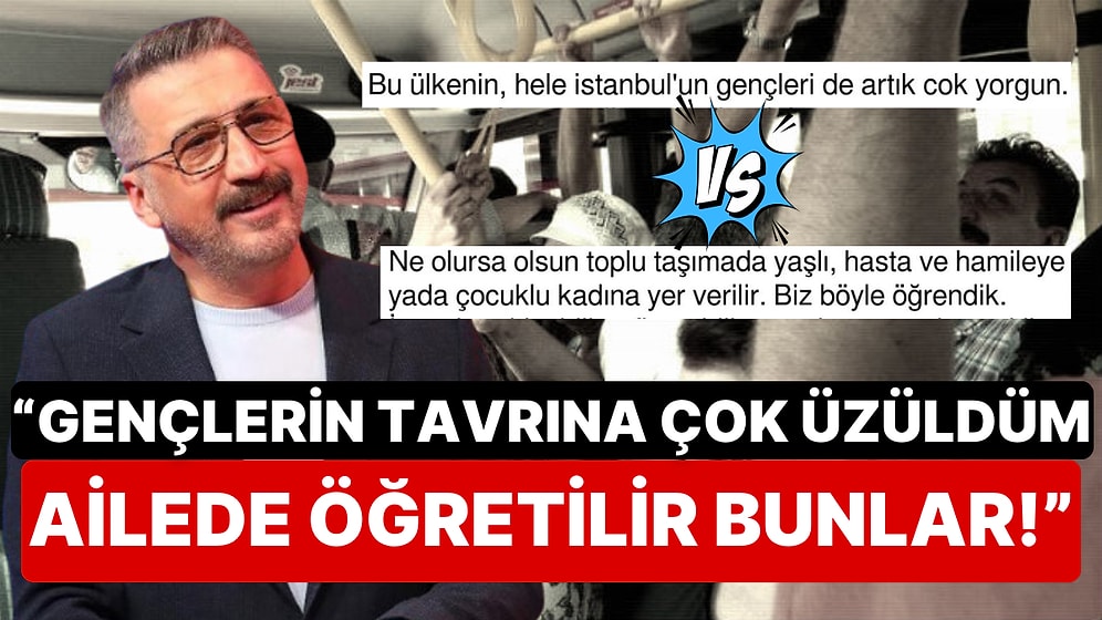 Metroda Gördüklerinden Rahatsız Oldu: Cem Davran'ın Gençlere Verdiği Abi Nasihatı Tartışma Yarattı!