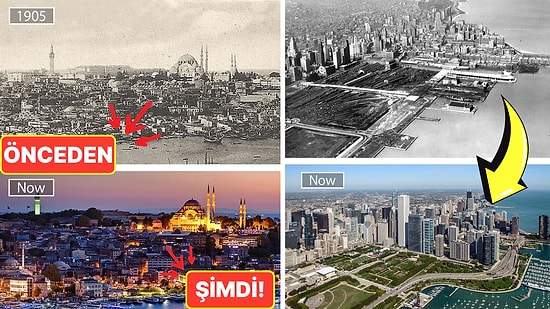 Geçmişten Günümüze Kadar Çok Değişmiş Bu 15 Yerin Fotoğrafı Sizi Adeta Büyüleyecek