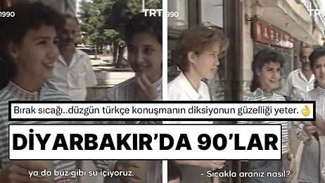 TRT Arşiv’den Eski Güzel Günler: Diyarbakır’da Vatandaşların Sıcak Havalara Karşı Mücadelesi
