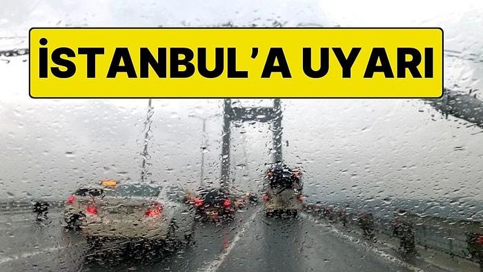 AKOM’dan İstanbul’a Uyarı: Gök Gürültülü Sağanak Yağış Geliyor