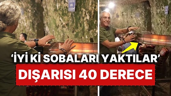 Kavurucu Sıcaklarda Soba Yaktılar! Dışarısı 40 Derece Onlar Sobayla Isınıyor!