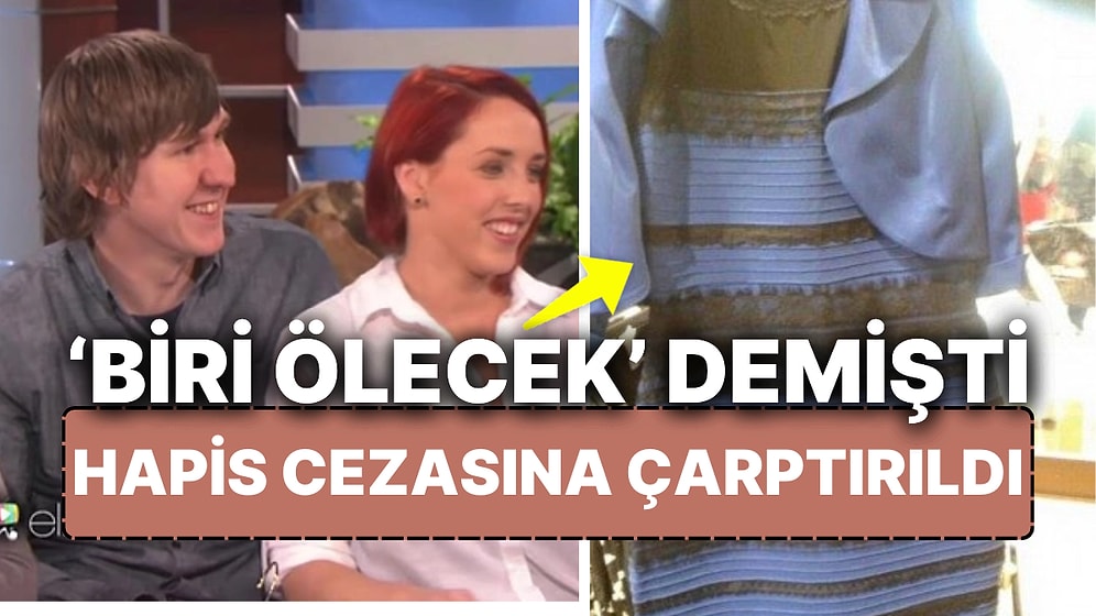 Yıllarca Tartışılan Mavi Siyah Elbisenin Sahibi Keir Johnston Hapis Cezasına Çarptırıldı!