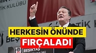 Beşiktaş Başkanı Hasan Arat van Bronckhorst'un İmza Töreninde Gazeteciyi Yazdıklarına Pişman Etti