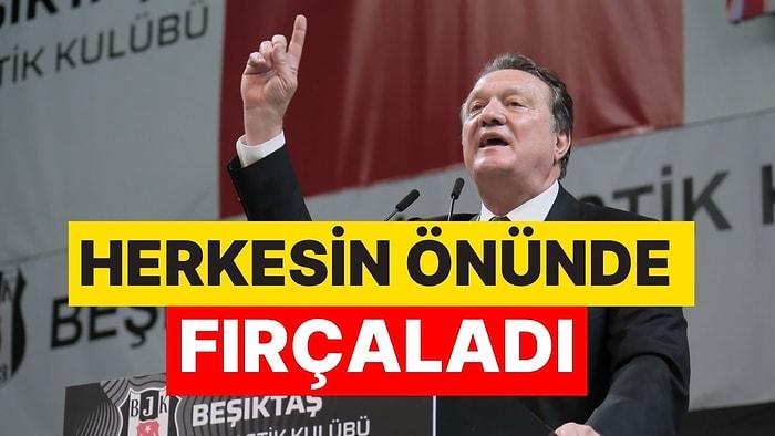Beşiktaş Başkanı Hasan Arat van Bronckhorst'un İmza Töreninde Gazeteciyi Yazdıklarına Pişman Etti