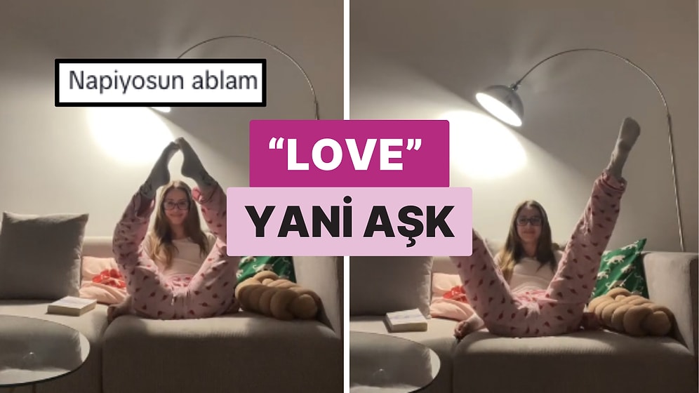 Sosyal Medya Fenomeni Zeybik Akıma Katıldı: Bacaklarıyla "LOVE" Yazdı