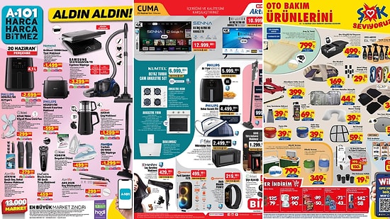 İndirim Günleri Başlıyor! 15 - 21 Haziran Haftasında A101, BİM ve ŞOK Aktüel Ürünler Listesinde Ne Var?