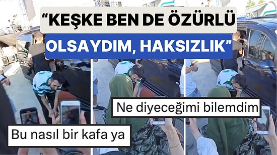 Çağatay Akman'ın Konser Öncesi Engelli Hayranlarıyla Fotoğraf Çekilmesine Bir Gençten Garip Bir İsyan Geldi