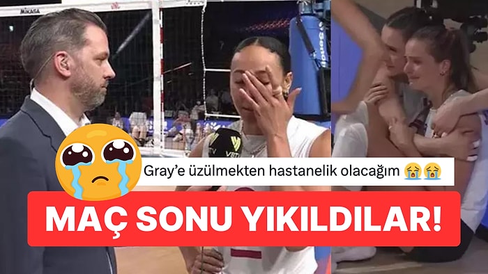 Kanada'nın Olimpiyat Şansı Mucizelere Kaldı: Eczacıbaşı'nın Yıldızı Alexa Gray Maç Sonunda Herkesi Ağlattı!