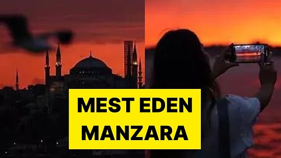 İstanbullular Nefes Aldı: Gökyüzü Kızıla Boyandı