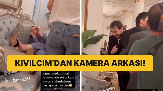 Evrim Alasya, Tüylerimizi Diken Diken Eden Şerbo'nun Final Sahnesinden Kamera Arkası Paylaştı