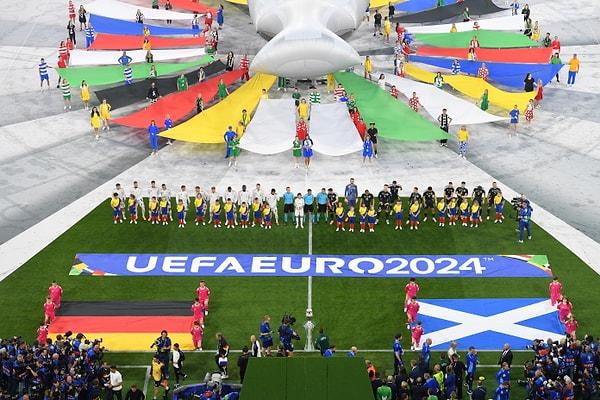 2024 Avrupa Futbol Şampiyonası Almanya - İskoçya mücadelesiyle başladı.