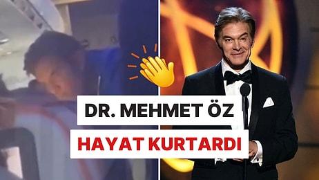 Bindiği Uçakta Bir Yolcu Fenalaşınca Ünlü Kalp Cerrahı Dr. Mehmet Öz Yardıma Koştu!