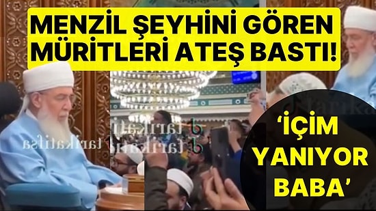 Menzil Şeyhi Muhammed Saki'yi Gören Müritleri Ateş Bastı! 'Baba İçim Yanıyor Baba'