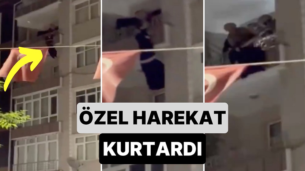 İstanbul'da Gerçekleştirilen DEAŞ Operasyonunda 4'üncü Kattan Atlamaya Çalışan Kadını Özel Harekat Kurtardı