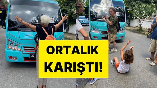 Gergin Anlar! Büyükada'da Minibüslere Karşı Çıkan 10 Kişi Gözaltına Alındı