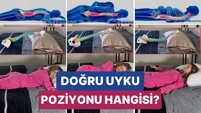 Doğrularını da Paylaştı: Farklı Uyku Pozisyonlarında Omurganızın Nasıl Etkilendiğini Biliyor muydunuz?