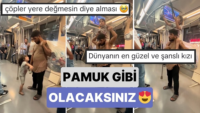 Babalar Gününde Kalpleri Isıttı: Bir Metroda Kaydedilen Baba ve Kızın Sımsıcak Görüntüsü Duygulandırdı