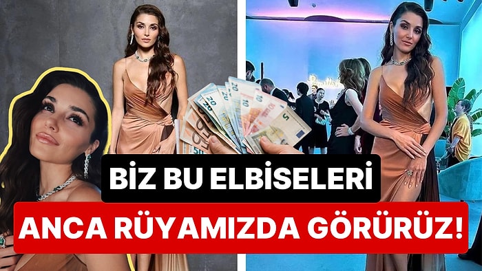 Anca Rüyamızda Görürüz: Hande Erçel'in İnatla Yırtmacını Kapamaya Çalıştığı Elbisesinin Fiyatı Dudak Uçuklattı