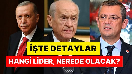 Liderlerin Kurban Bayramı Programları Belli Oldu: Partilerin Bayramlaşma Programları İkinci Gün
