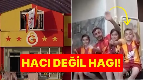 Cim Bom Bom'um Sen Çok Yaşa: 5 Katlı Apartmanı Sarı Kırmızıya Boyadı, Oğlunun Adını 'Hagi' Koydu!