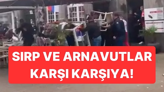 Almanya Sokakları Karıştı: Sırp ve Arnavut Taraftarlar Birbirine Girdi