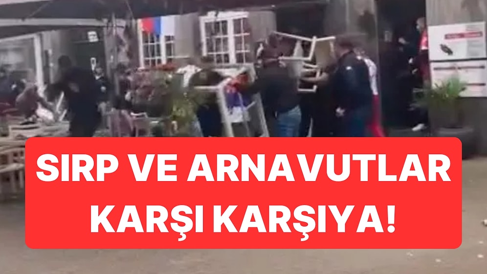 Almanya Sokakları Karıştı: Sırp ve Arnavut Taraftarlar Birbirine Girdi