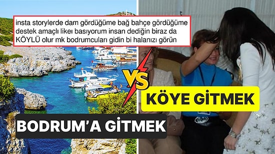 Bayramda Köye Gitmek Yerine Bodrum'a Giden Tatilcilere Ateş Püsküren X (Twitter) Kullanıcısı