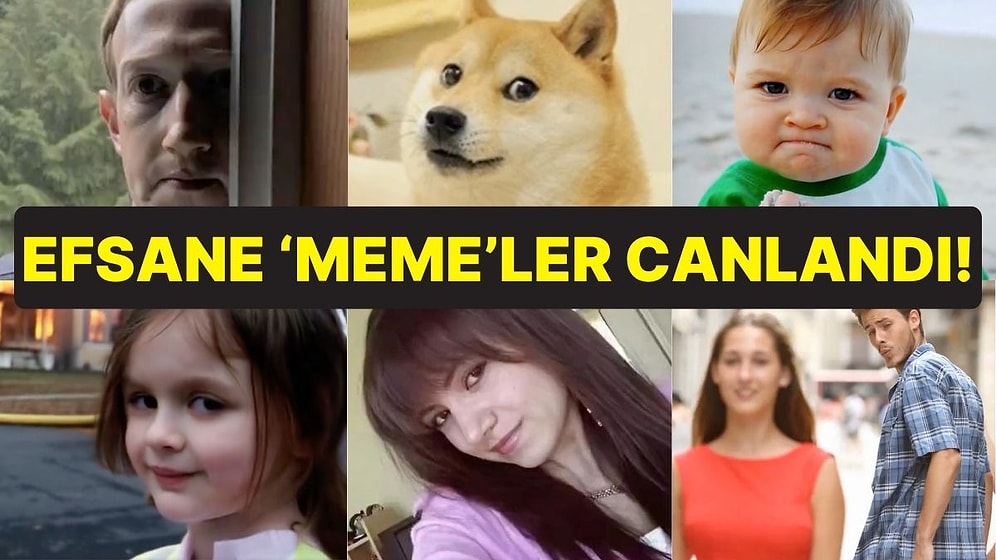 İnternet Alemine Yön Veren Efsane Sosyal Medya 'Meme'leri Yapay Zeka ile Canlandı!