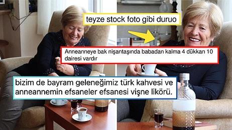 Anneannesi ile Vişne Likörü ve Türk Kahvesi İçerek Bayram Geleneğini Gerçekleştiren X (Twitter) Kullanıcısı