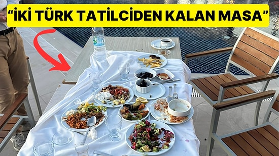 Her Şey Dahil Oteldeki Açık Büfeden Yemek Alıp Masada Bırakan Yerli Turistler Tartışma Yarattı