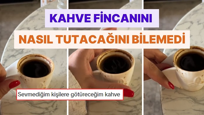 Bir Tiktok Kullanıcısının Paylaştığı Kahve Fincanı Viral Oldu: ''Nah Çektiren Fincan''