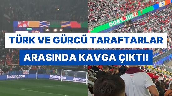 Tribünlerde Büyük Kavga: Gürcistan Taraftarlarından Türk Taraftarlara Saldırı!