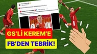 İşte Görmek İstediğimiz Hareketler: Galatasaraylı Kerem Aktürkoğlu'na Fenerbahçe'den Tebrik