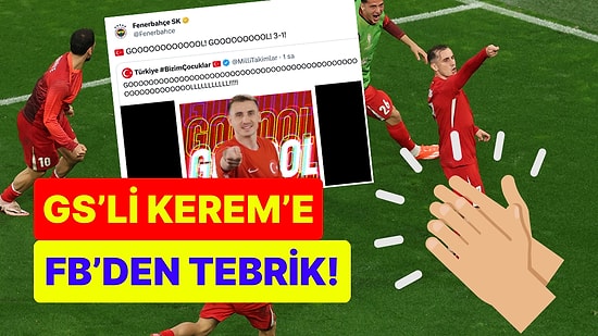 İşte Görmek İstediğimiz Hareketler: Galatasaraylı Kerem Aktürkoğlu'na Fenerbahçe'den Tebrik