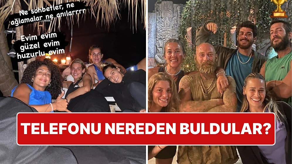 Survivor All Star Yarışmacılarının Yarışma Sürerken Telefonla Çekilmiş Fotoğrafları Ortalığı Fena Karıştırdı!