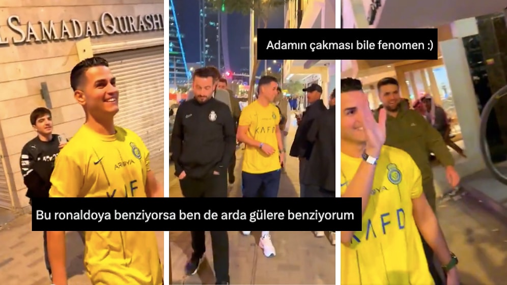 Adanalı Ronaldo Al-Nassr Formasıyla Sokağa Çıktı Adım Atmakta Zorlandı