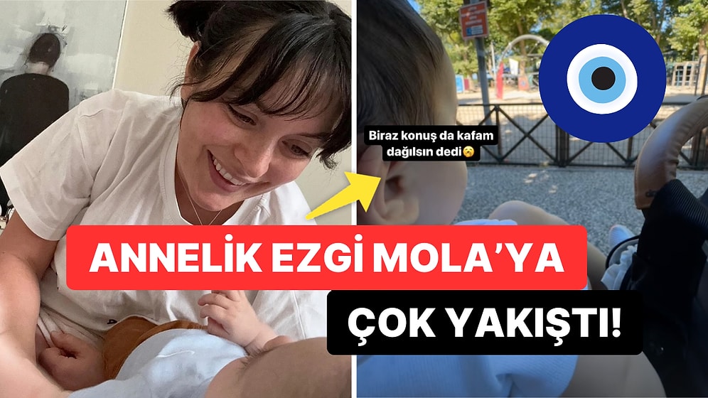 Tam Bir Erkek Annesi Olan Ezgi Mola Parka Götürdüğü Oğlu Can'la Yaptığı Koyu Sohbetle Mest Etti