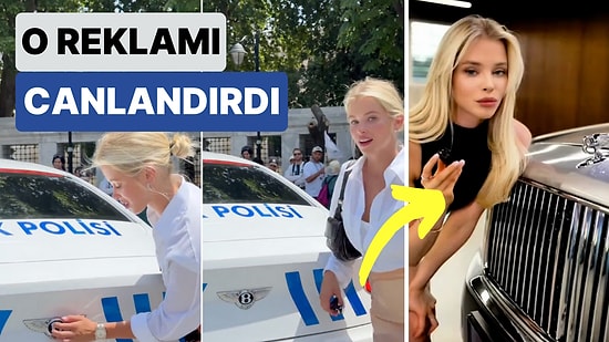 Meşhur Bentley Reklamının Yıldızı Türkiye Ziyaretinde Bentley Marka Polis Aracı Görünce O Reklamı Canlandırdı