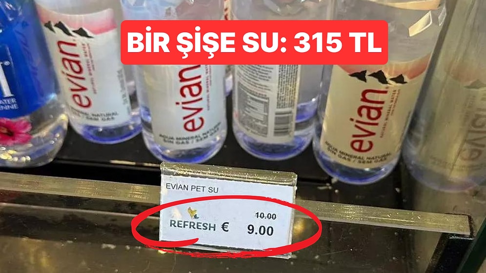 Sabiha Gökçen Havaalanında Satılan Bir Şişe Suyun Fiyatı Görenlerin Ağzını Açık Bıraktı