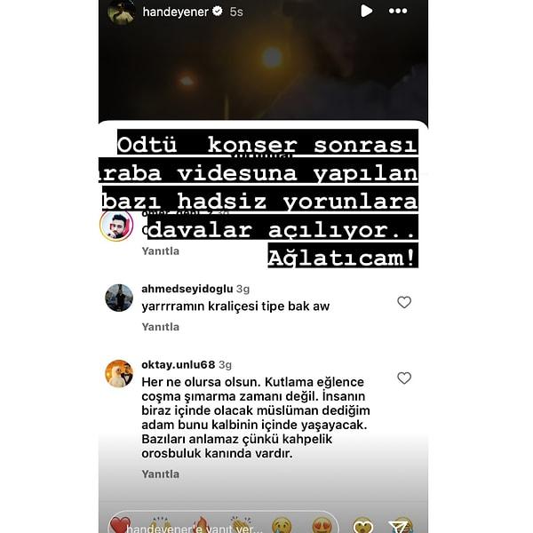 Ünlü sanatçı geçtiğimiz saatlerde Instagram hesabında yaptığı paylaşım ile videosuna gelen bazı hadsiz yorumların sahiplerine dava açacağını açıkladı.